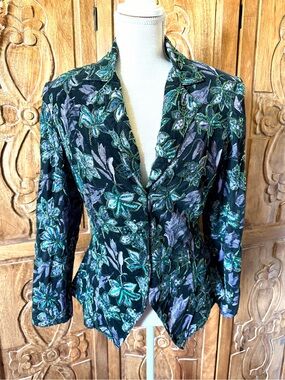 Vintage beaded blazer.